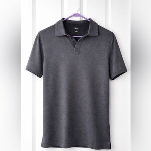Marc Anthony Gray Polo Shirt Size M Short Sleeve Casual